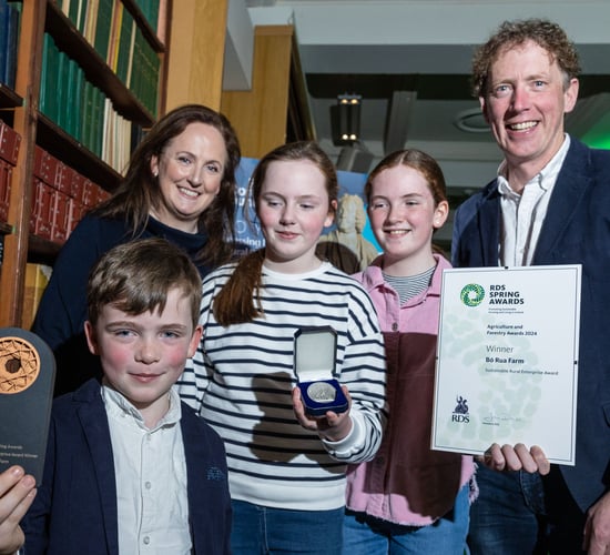 Watch: Cork dairy farm wins RDS sustainability award