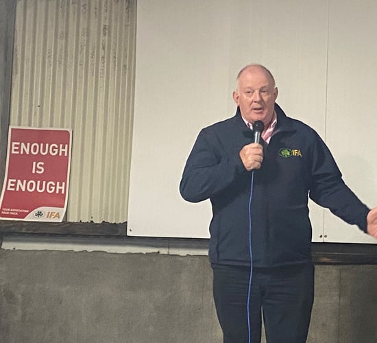 Watch: Minister meeting farm reps over straw scheme
