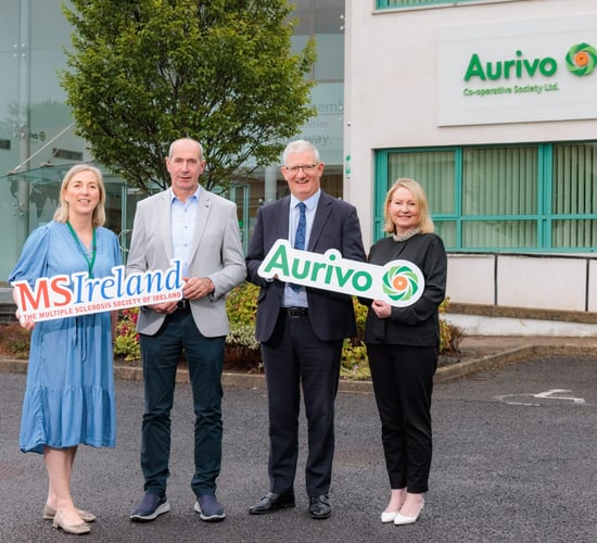 MS Ireland announced as Aurivo charity partner of the year
