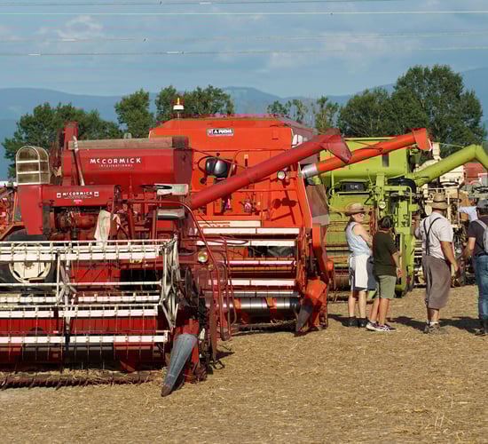 Combine legacy on display at vintage working day