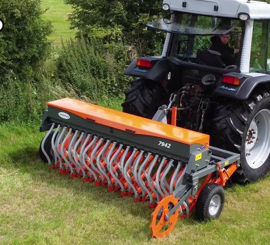 Watch: Use an efficient seed drill to renew your existing grassland