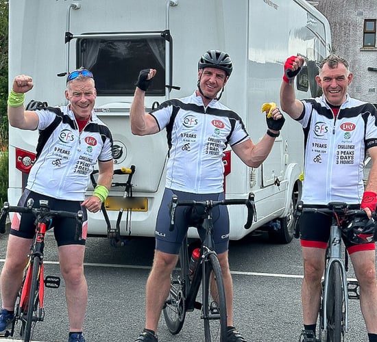 Agri ultra cyclists raise over €18k for mental health charities
