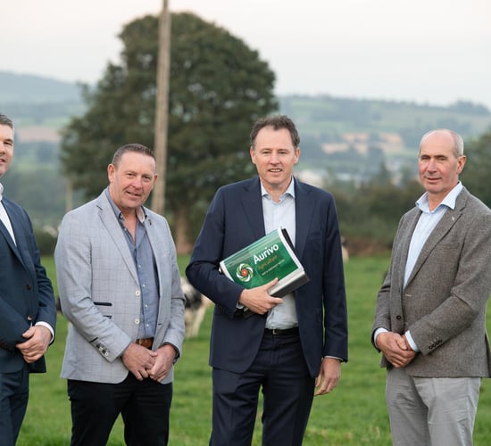 Aurivo delegation meets minister on Donegal farm