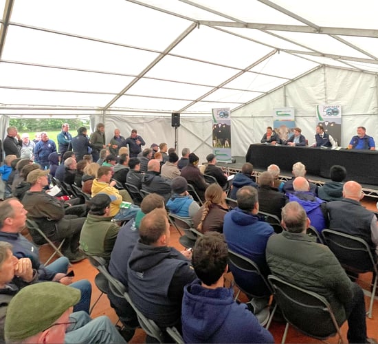 Forbes details beef trade outlook at Navan farm walk