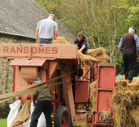 Private collection of vintage machinery on view for Harvest Day