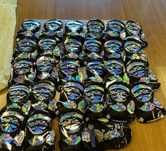 Two arrested packaging drugs in a 'disused agricultural area'