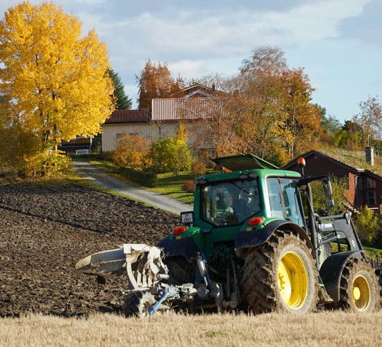 Autumn ploughing in Norway brings its own rewards