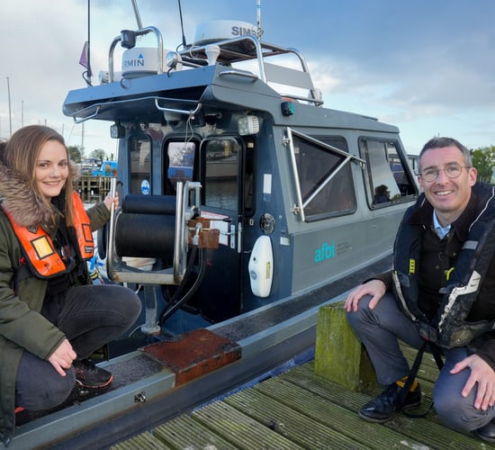 Research vessel to monitor blue green algae on Lough Neagh
