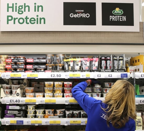 TikTok drives demand for protein-rich dairy in Tesco
