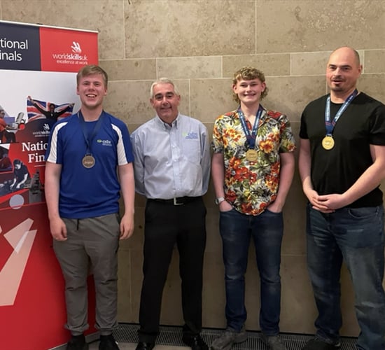 CAFRE students win gold at Worldskills National Finals