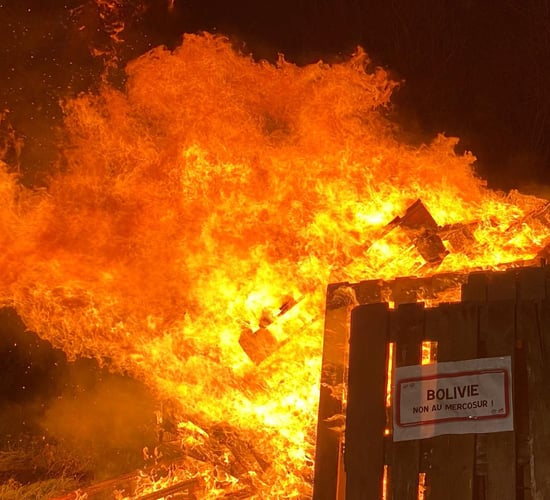 French farmers mobilise in protest against Mercosur