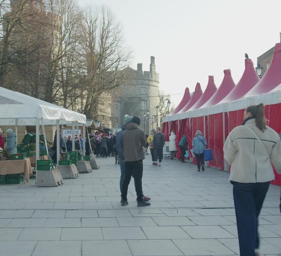 Watch: Meet the sellers at Kilkenny's farmers market