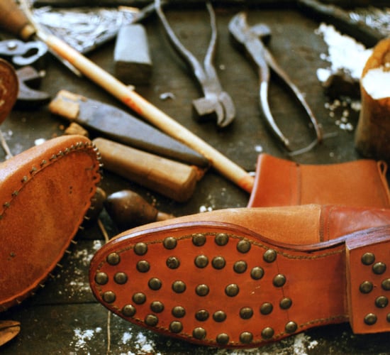 Memories - hobnail boots on rural roads at Christmas