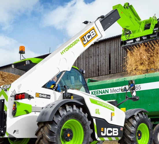 Big leap forward for JCB and hydrogen combustion