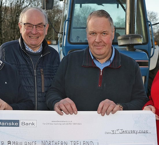 Antrim tractor club raises £12,700 for Air Ambulance NI