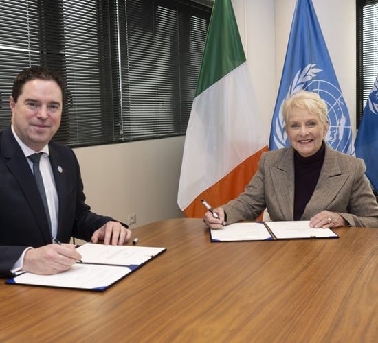 Minister signs €105m partnership with World Food Programme
