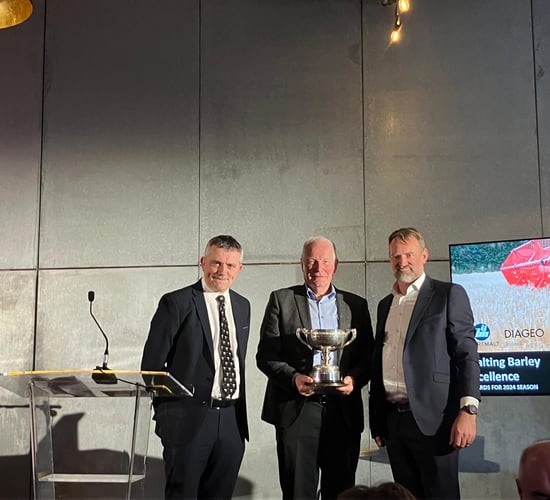 Cork farmer wins top malting barley award