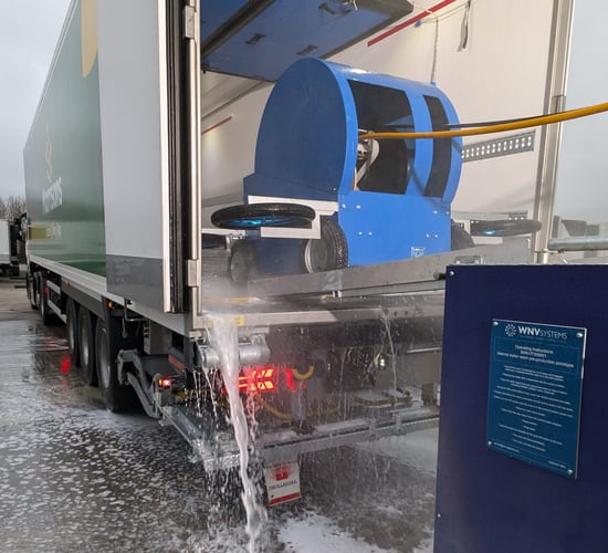 Internal wash system unveiled for transport used in food sector
