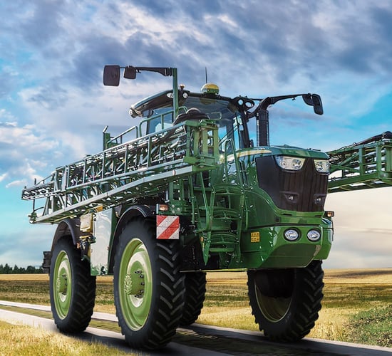 Latest BKT tyre improves crop sprayer efficiency