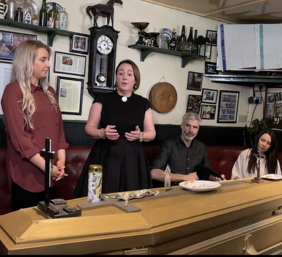 'Irish wake remains the touchstone of all Irish society' - filmmaker