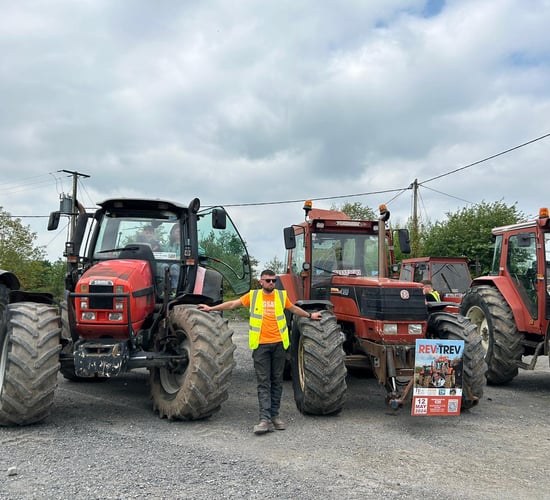 Rev for Trev tractor run aims to drive mental health change