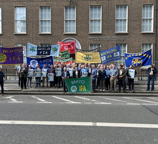 Watch: Farmers protest in heart of Dublin city over future of CAP funding