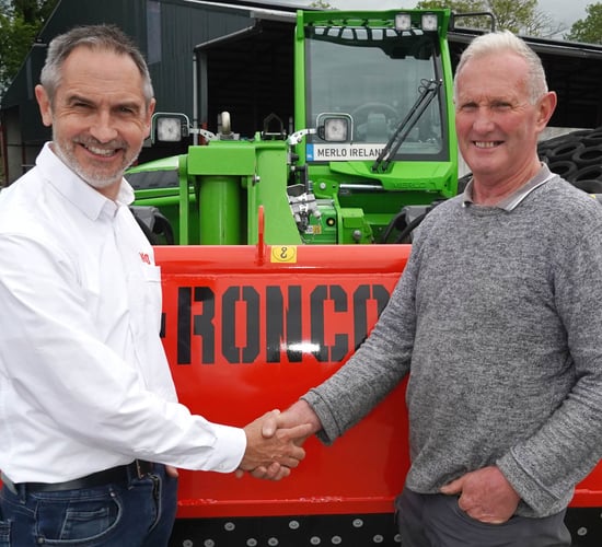 Ronco adds shear grab to Merlo Multifarmer telehandler prize