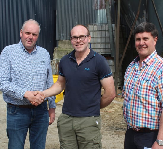 Milking cows successfully at 600ft above sea level