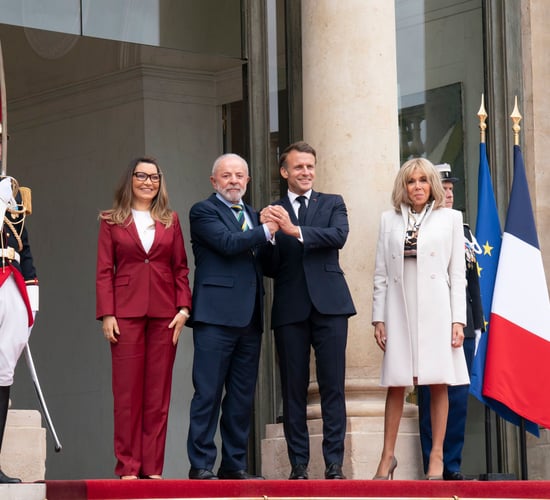 French and Brazilian leaders disagree on Mercosur after meeting