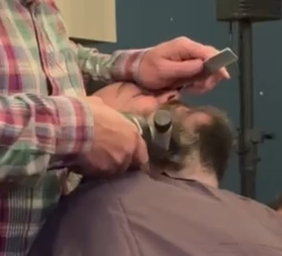 Watch: Shaving it off for charity at Carnaross Mart