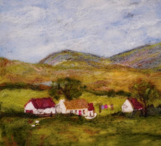 'Spoken in Fibre' exhibition envisages Co. Cavan poet's work in wool
