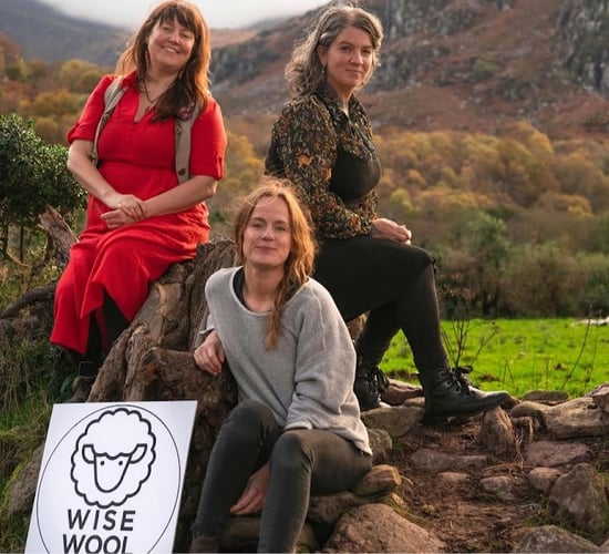 Family day in Gap of Dunloe with Wise Wool Project