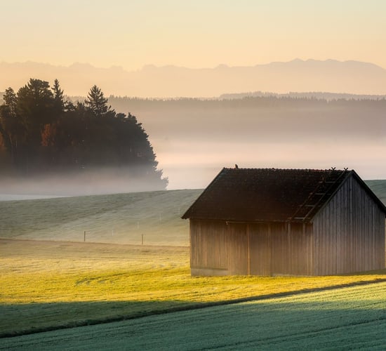 How much has each county got from the farm buildings grant?