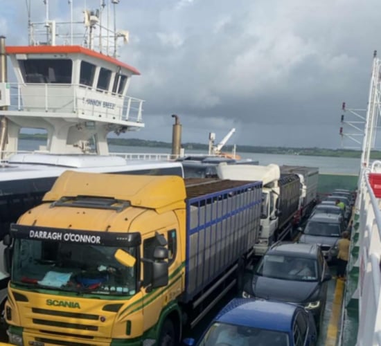Keep them sailing, farmers in west Clare ferry calves to the mart