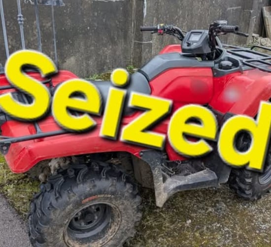 Gardaí seize quad driven by 'young teenage driver' in Co. Donegal
