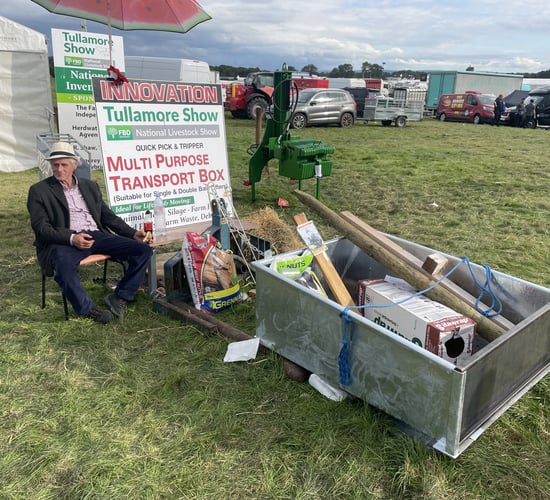 'Transport box' for bale lifter wins Tullamore Show invention award