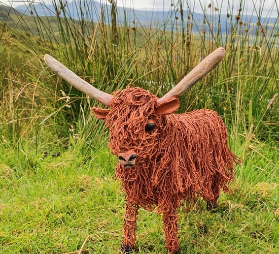 Farm materials put to alternative use in highlighting nature