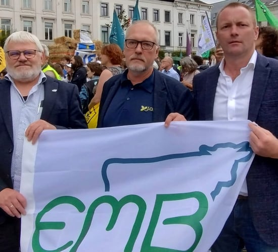 ICMSA joins EMB at Brussels protest against Mercosur deal