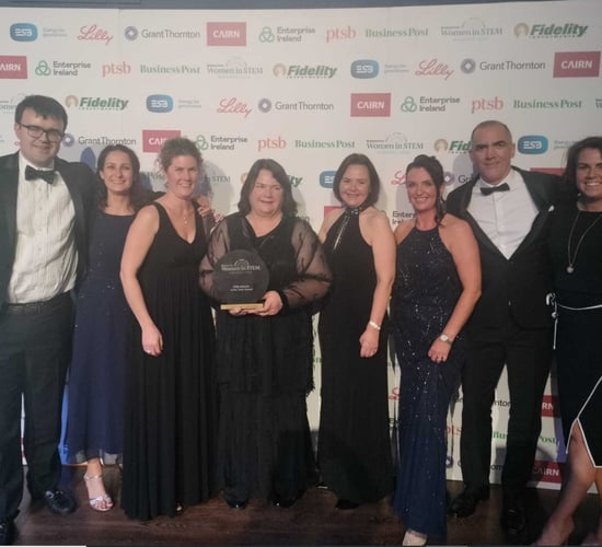 NCBC chief wins STEM award at Mansion House in Dublin