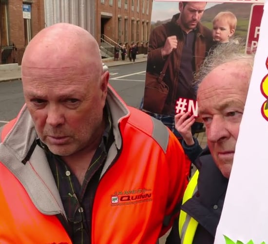 Greenways protest in Dublin