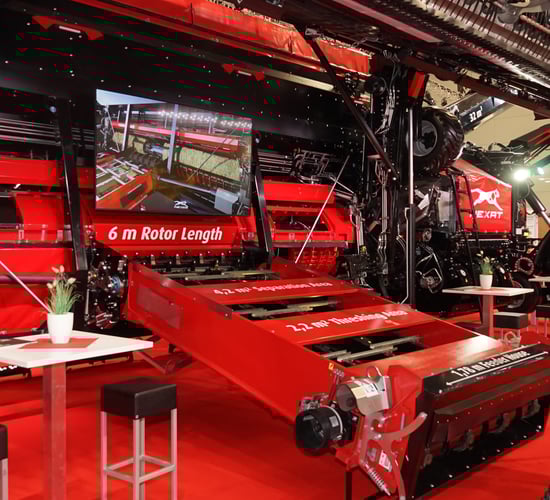 Nexat brings combine harvesting to its gantry system