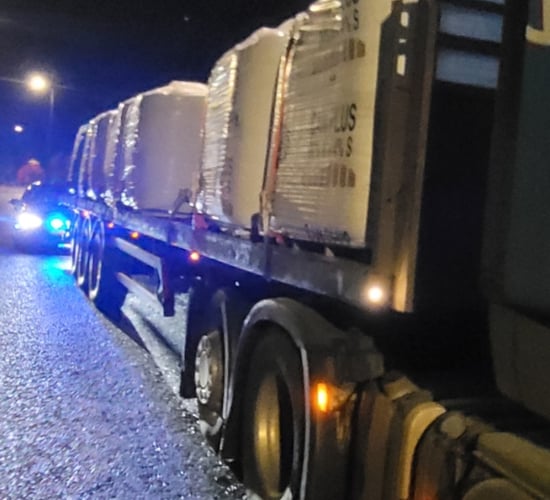 Mayo gardaí seize HGV transporting 30t fertiliser at Christmas checkpoint