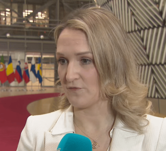 Minister for Trade Helen McEntee on Mercosur deal in Brussels