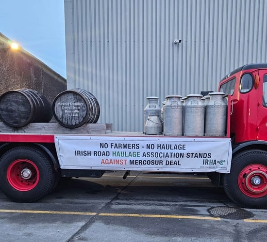 Hauliers to support farmers in anti-Mercosur demonstration