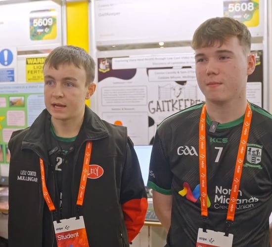 Watch: Students showcase a low-cost solution to detect lameness at Young Scientist 2026