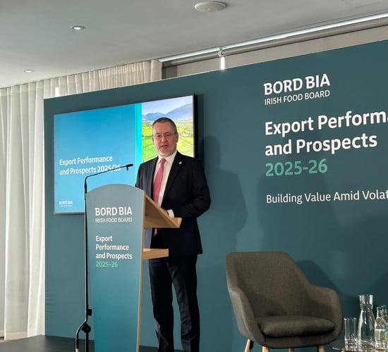 Value of food and drink exports up 12% driven by beef and dairy