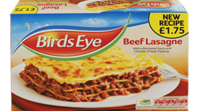 Birds eye on Irish beef