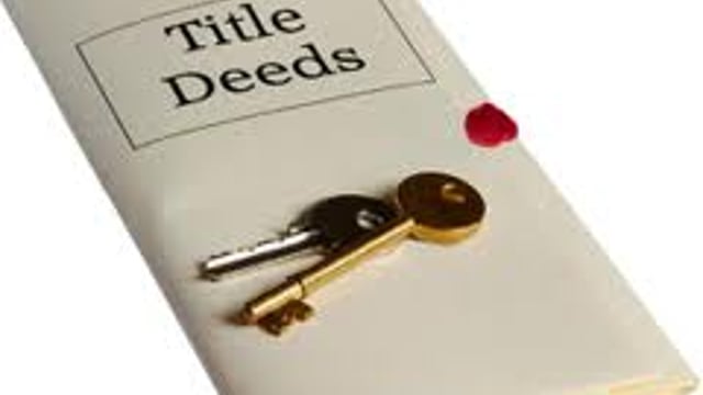 It's land deeds, not words, that count