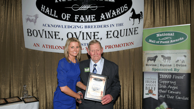 Hall of fame for 84-year-old Wicklow farmer