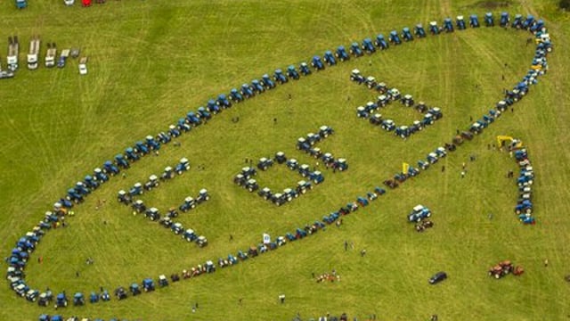 Ford tractors get in gear, charity harvest day